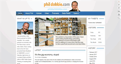 Desktop Screenshot of phildobbie.com
